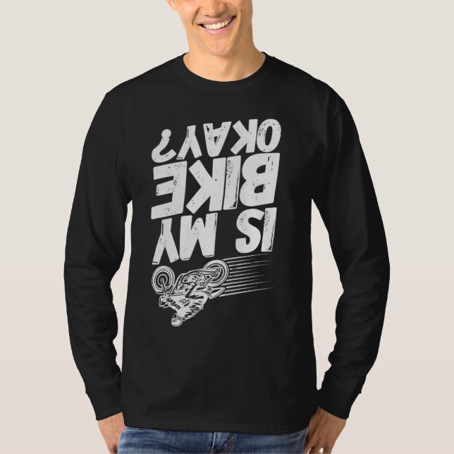 T-shirt Moto moto moto moto moto vélo Ok (Devant)