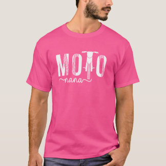 T-shirt Moto Nana Motocross Nana Grand-mère Motocross Ride