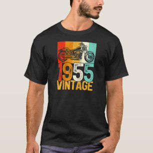T-shirt Moto Rétro 67 Ans Vintage 1955 67e Bi