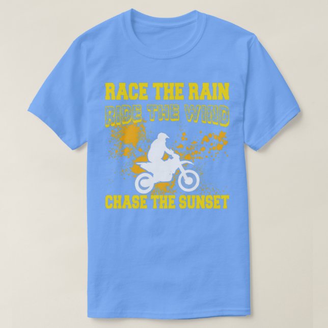 T-shirt Moto Ride Vélo Aventure Race Sport Cadeau (Design devant)