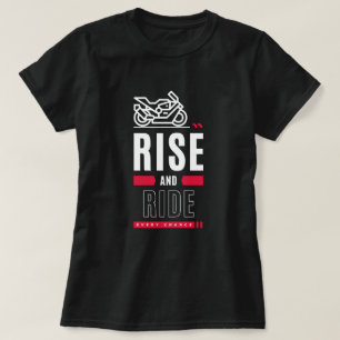 T-shirt moto Rise and Ride