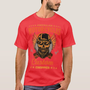 T-shirt Moto Rocker Moto Vélo Vélo Course Motorcy