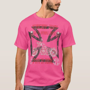 T-shirt Moto Rocker Moto Vélo Vélo Course Motorcy