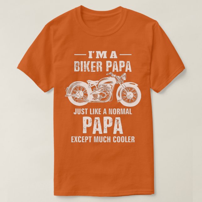 T-shirt Moto s Biker Papa Bike s Hommes Papa Grand-père Gi (Design devant)