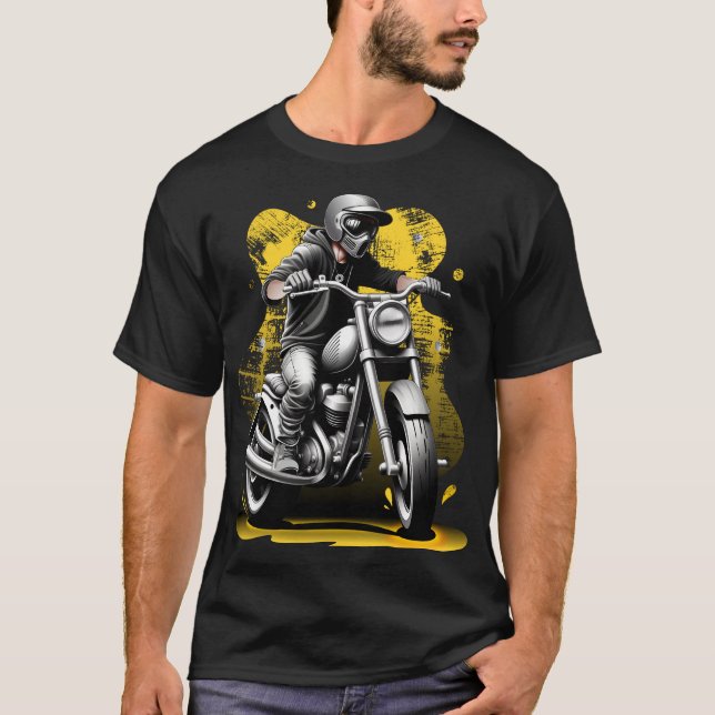 T-shirt Moto Streetwear (Devant)