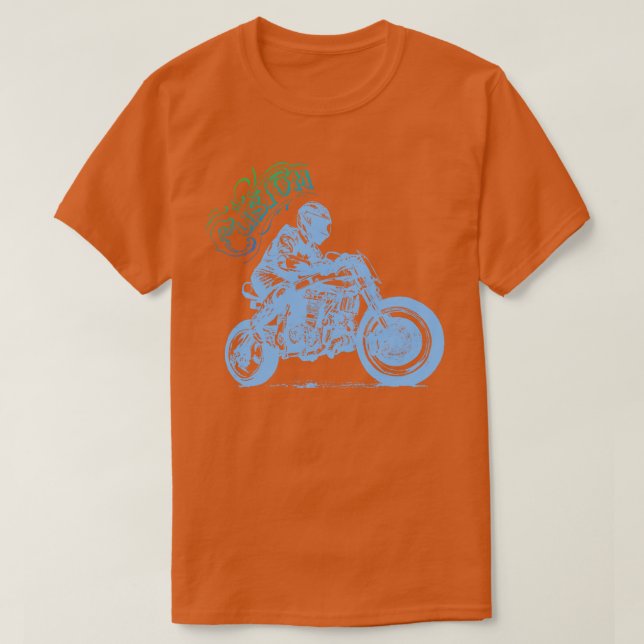 T-shirt moto sur mesure (Design devant)