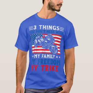 T-shirt Moto Trike American Biker Règles amusantes