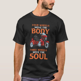 T-shirt Moto Trike Motortrike Trois roues motocycliste Gi