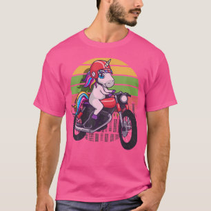 T-shirt Moto Unicorn vintage Kawaii Unicorns Amateurs
