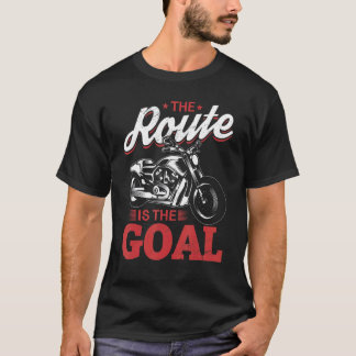 T-shirt Moto Vélo La Route Est L'Objectif