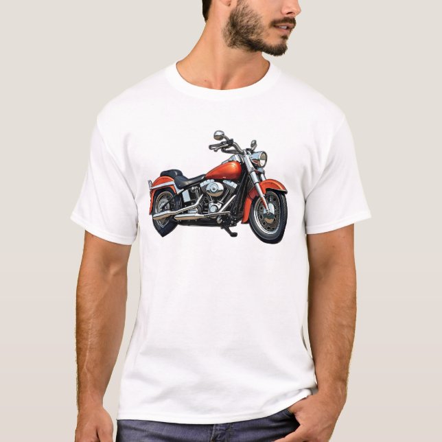 T-shirt moto vintage (Devant)