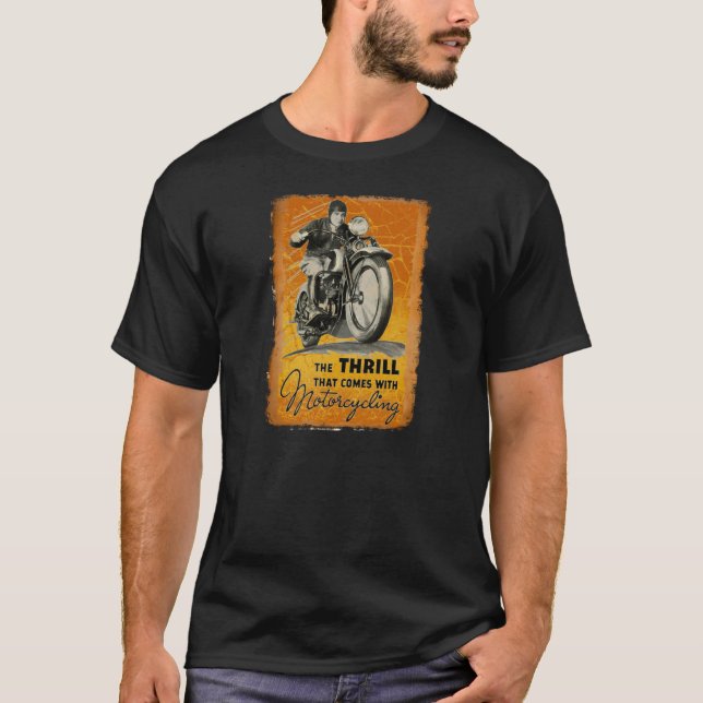 T-shirt Moto vintage (Devant)