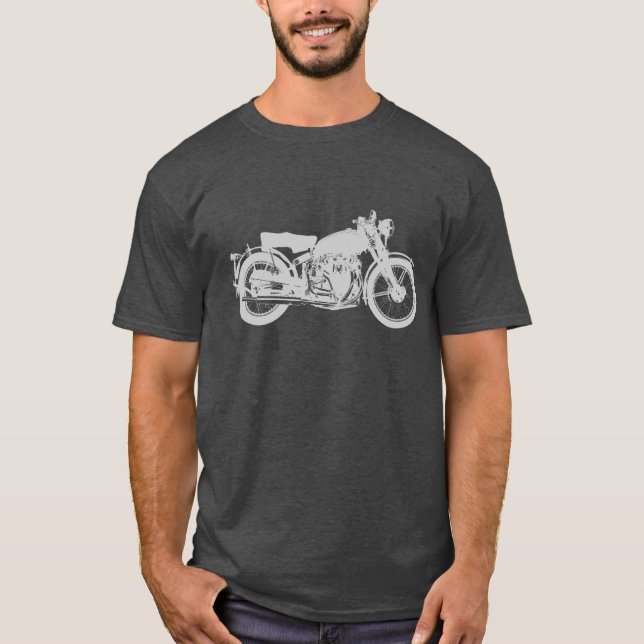 T-shirt Moto vintage (Devant)