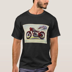 T-shirt Moto Vintage européen Jawa 350