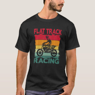 T-shirt Moto vintage Flat Track Motorsports Rider Ou
