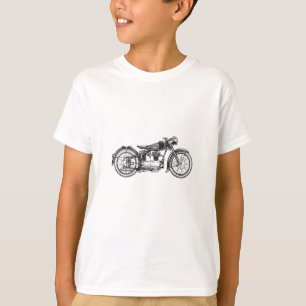 T-shirt Moto Vintage Rétro _ J'Aime Ma Moto