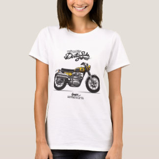 T-shirt Moto vintage Scrambler - Vélo classique Dirt e