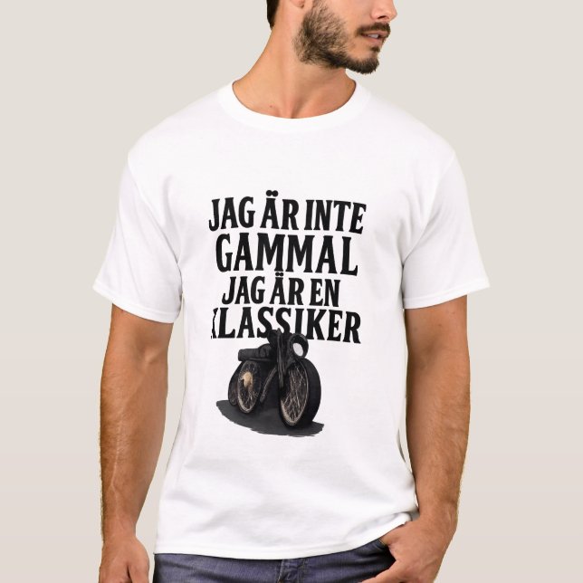 T-shirt Moto Vintage t shirt (Devant)