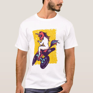 T-shirt moto Zebra