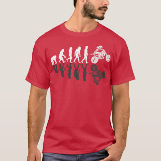 T-shirt Motocoss Girl Evolution femme ombre