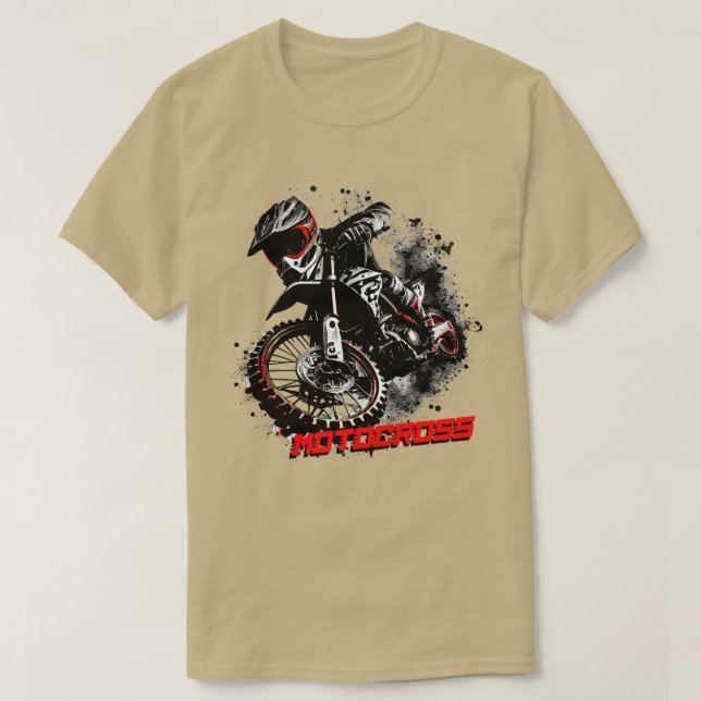 T-shirt Motocross (Design devant)