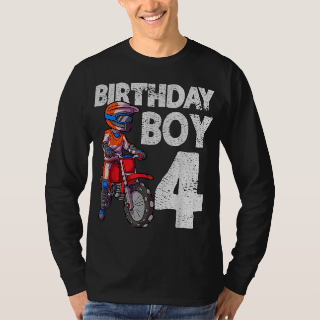 T-shirt Motocross 4Anniversaire Enfants MX 4Anniversaire V (Devant)