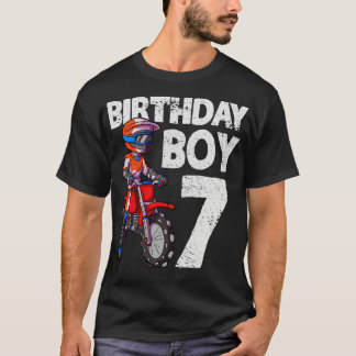 T-shirt Motocross 7Anniversaire Enfants MX 7 Anniversaire 