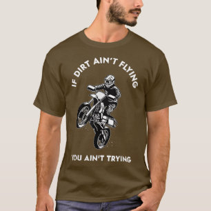 T-shirt Motocross Biker Funny Motorcycle équitation Dirtbi