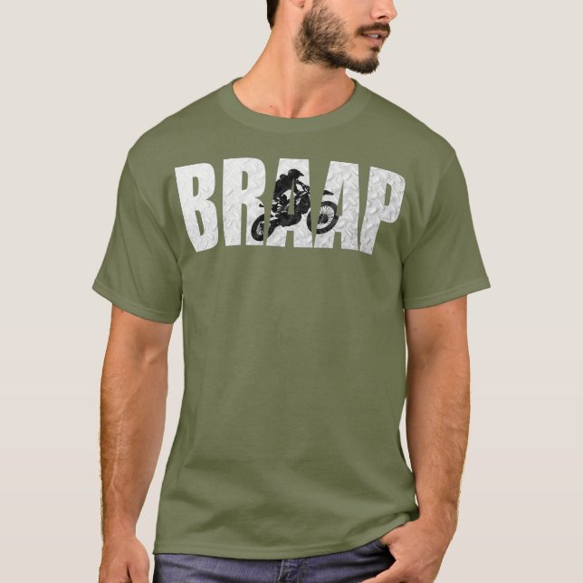 T-shirt Motocross de blocage de frein (Devant)
