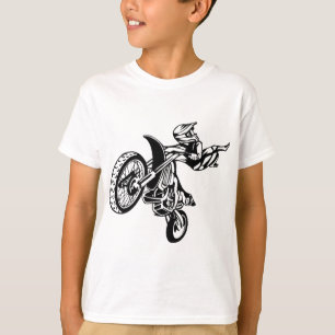 T-shirt Motocross de moto de motard