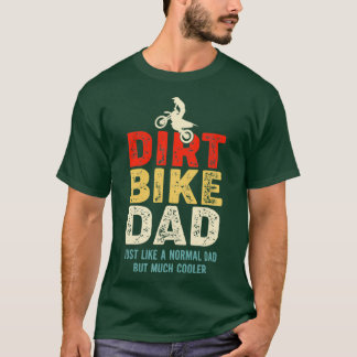 T-shirt Motocross Design Dirt Vélo Papa
