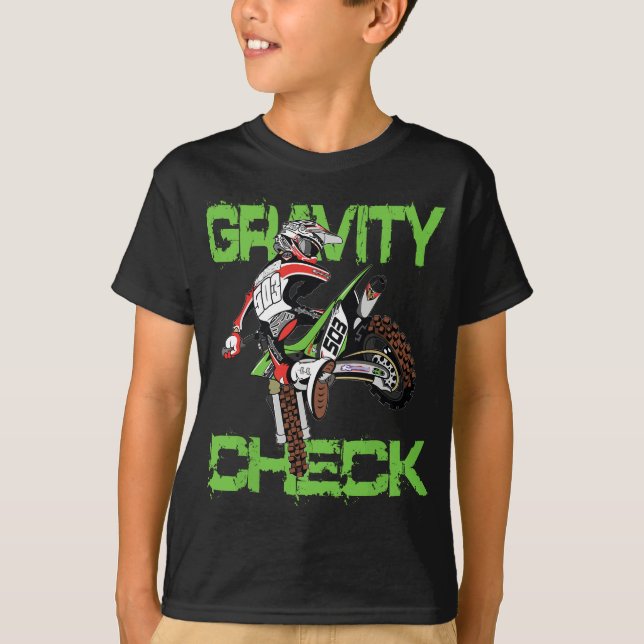 T-shirt Motocross Dirt Bike Rider (Devant)