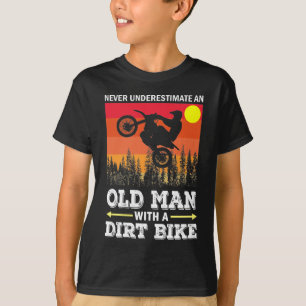 T-shirt Motocross Dirt Bike Vintage Cool classique
