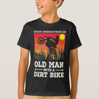 T-shirt Motocross Dirt Bike Vintage Cool classique