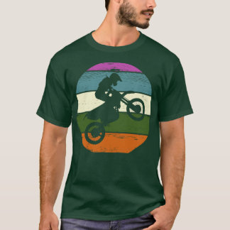 T-shirt Motocross Dirt Vélo Moto Sports Retro