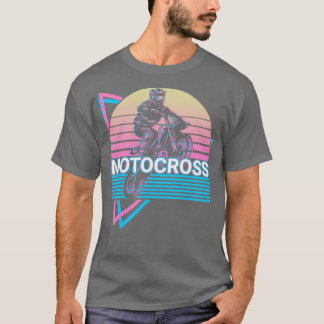 T-shirt Motocross Dirt Vélo Retro Cadeau