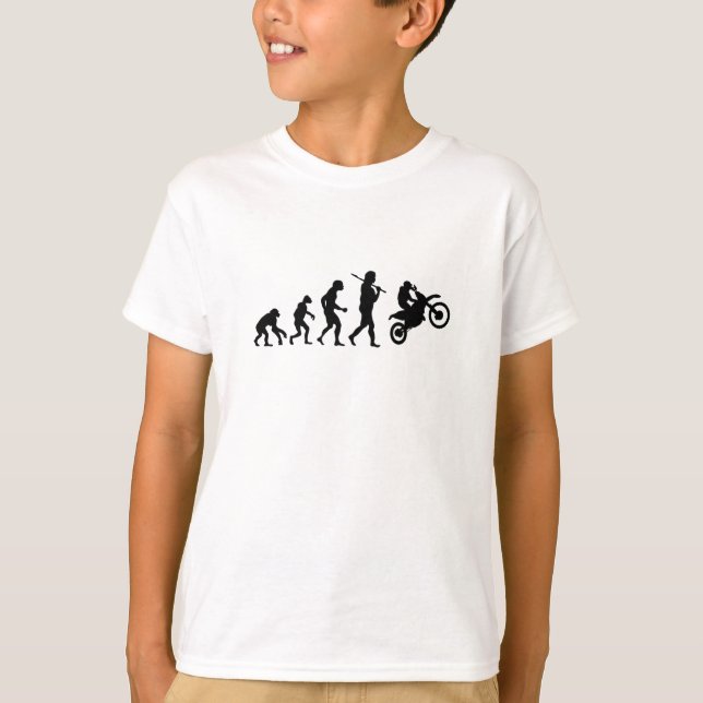T-shirt Motocross évolution (Devant)