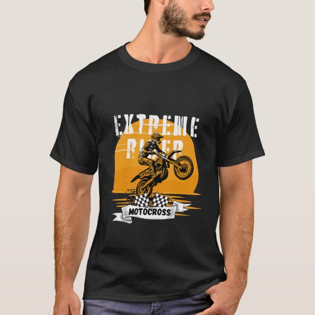 T-shirt Motocross extrême (Devant)