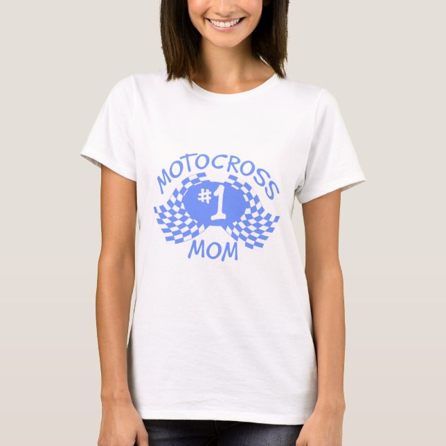 T-shirt Motocross Maman (Devant)