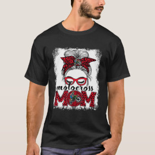 T-shirt Motocross Maman Fête des mères Jour du jeu Messy B