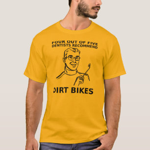 T-Shirt Motocross Moto Cross 4 Dentistes sur 5 Son