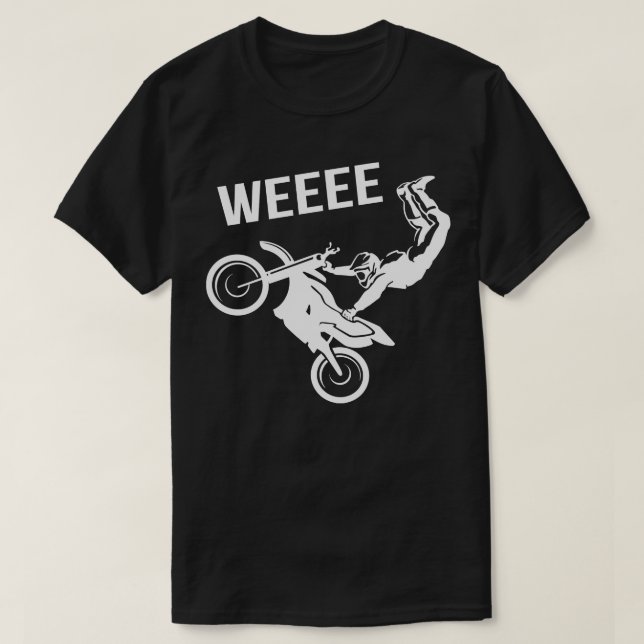 T-shirt Motocross Motocross Amusement (Design devant)