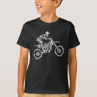 Motocross motocross motocycle à vélo silhouette