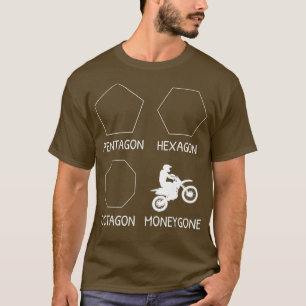 T-shirt Motocross Motorcycle Dirt Vélo Dirt Mème Drôle