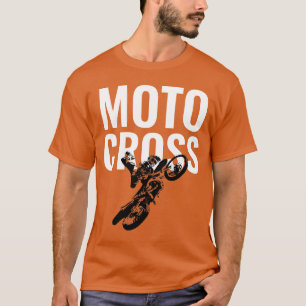 T-shirt Motocross Motorcycle Sport Pop Art