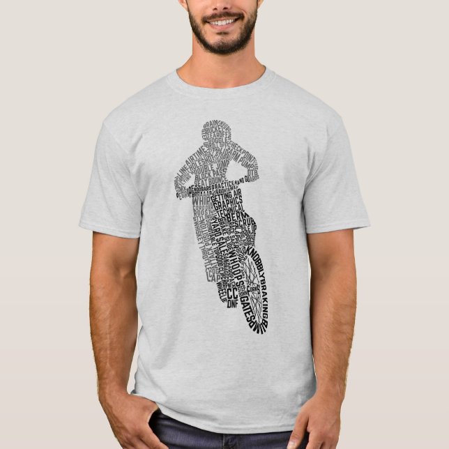 T-shirt Motocross Off Road Motorcycle Moto Art (Devant)