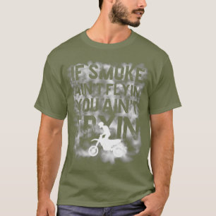 T-shirt Motocross Racing Burnout Dirt Bike