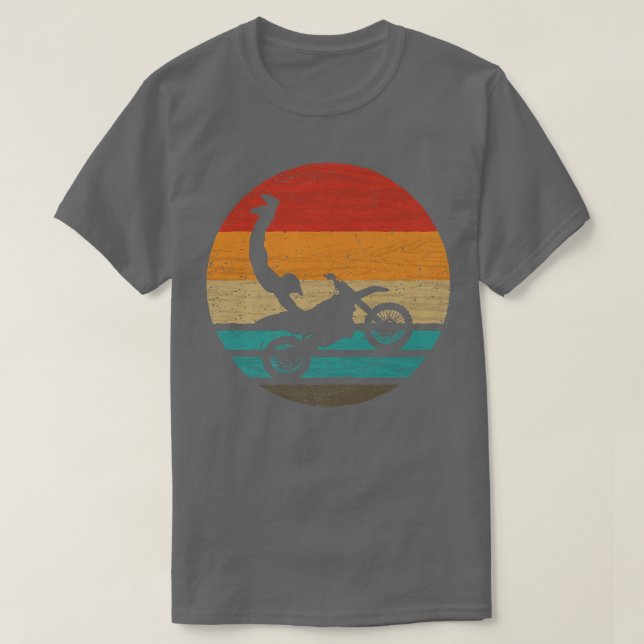 T-shirt Motocross Seatgrab Style Rétro Vintage 785 (Design devant)