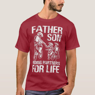 T-shirt Motocross Supercross Brap Dirt Vélo Père Son