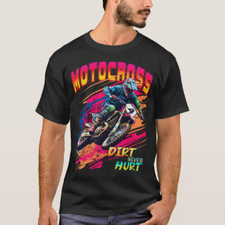 T-shirt Motocross Supercross Race Dirt Vélo Racing Dirt Ne